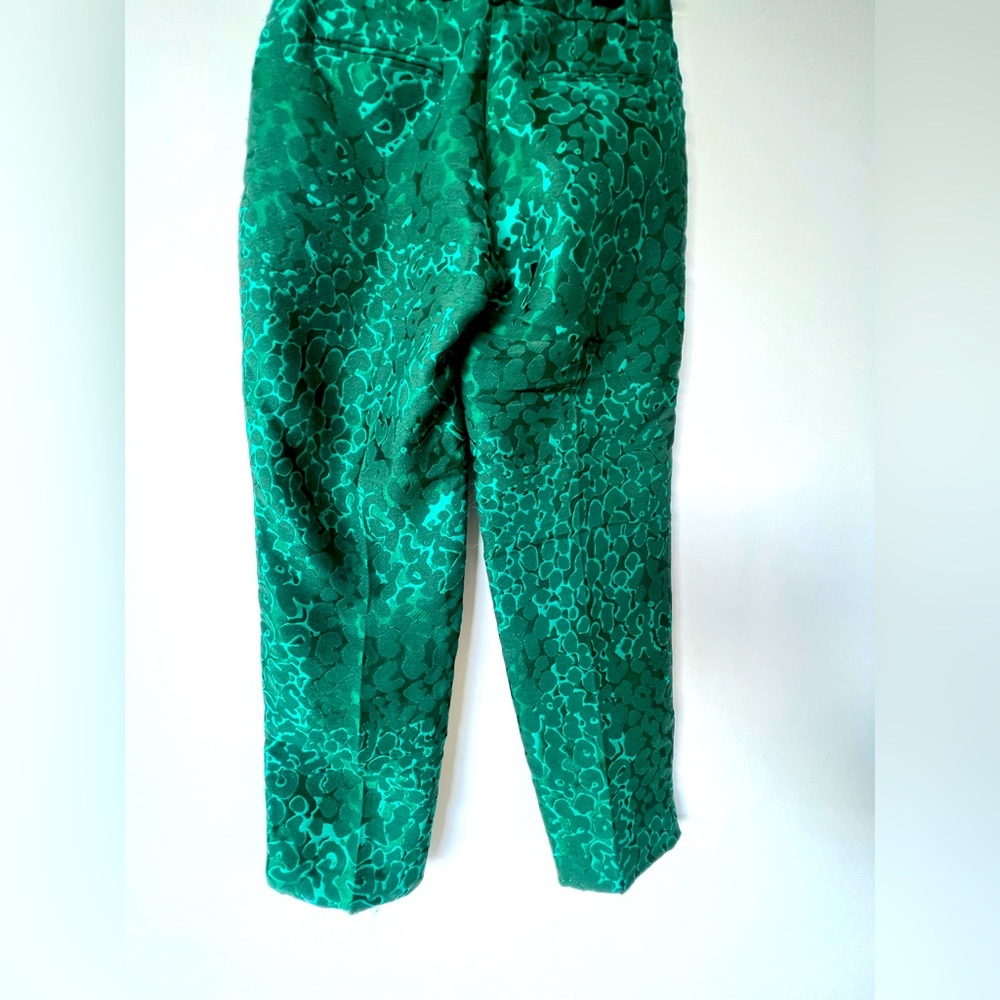 JCREW emerald green cigarette pants size XS